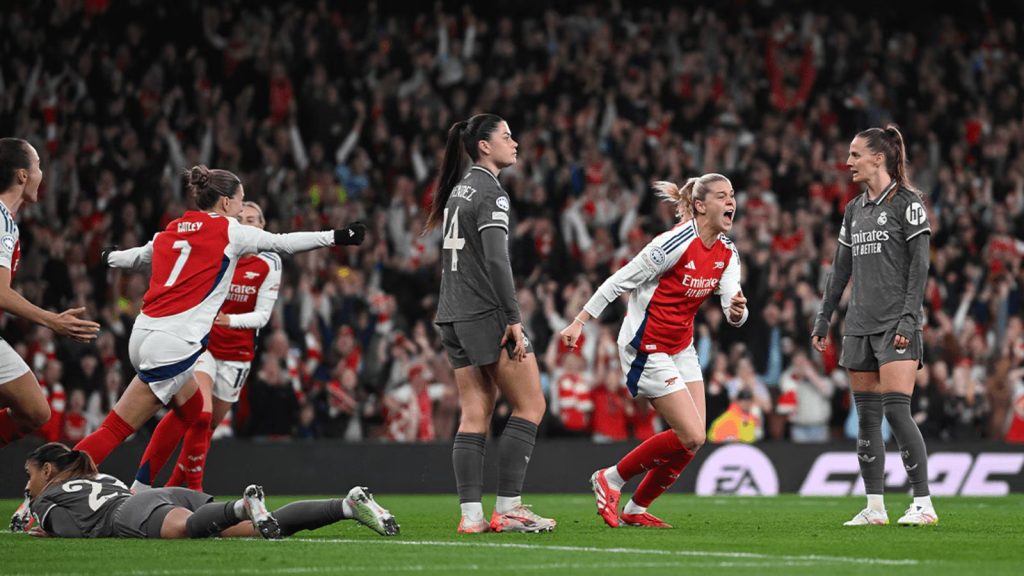 Arsenal Women đánh bại Real Madrid Women