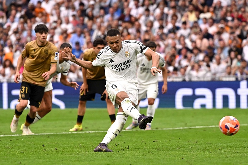 Mbappe lập cú đúp trước Real Sociedad ở vòng cuối