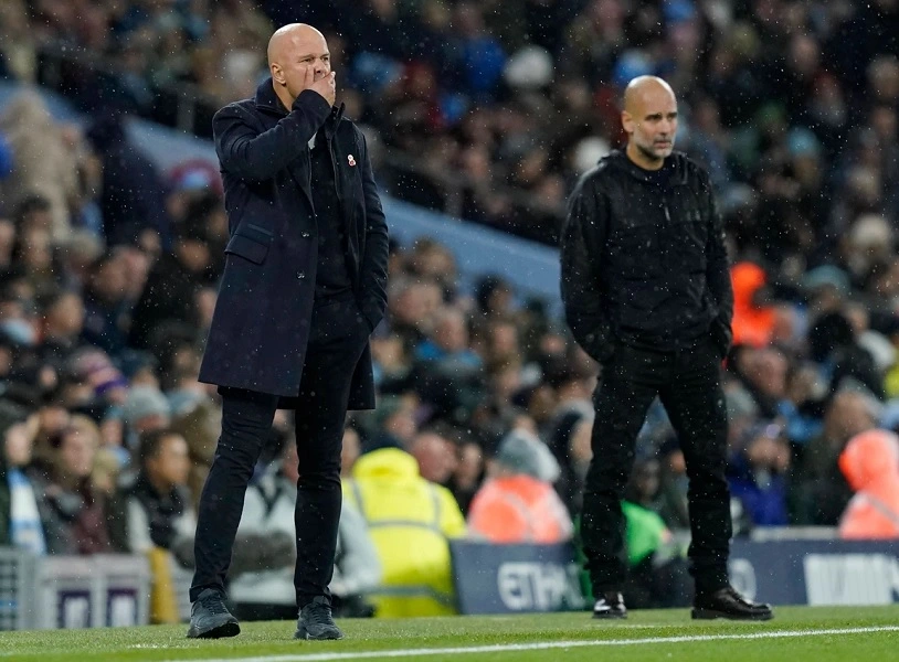 Pep hạ Slot trong trận cầm quân thứ 1.000 của mình