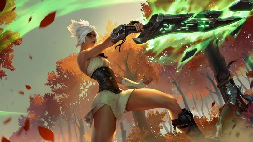 Riven thiên về sát thương vật lý và khống chế